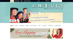 Desktop Screenshot of annetaintor.com