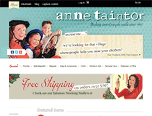 Tablet Screenshot of annetaintor.com